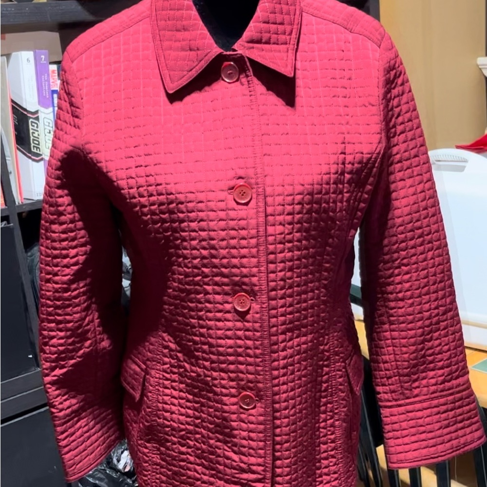 Espirit Vintage red quilted coat